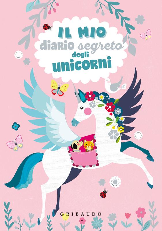 Sacca Sportiva E Da Palestra Per Bambini Con Unicorno, 36x32 Cm, Leggera E Resistente In Poliestere - Colori Rosa, Azzurro E Nero